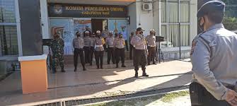  Penetapan Pasangan Calon Bupati dan Wakil Bupati, Polres Siak Turunkan Ratusan Personel